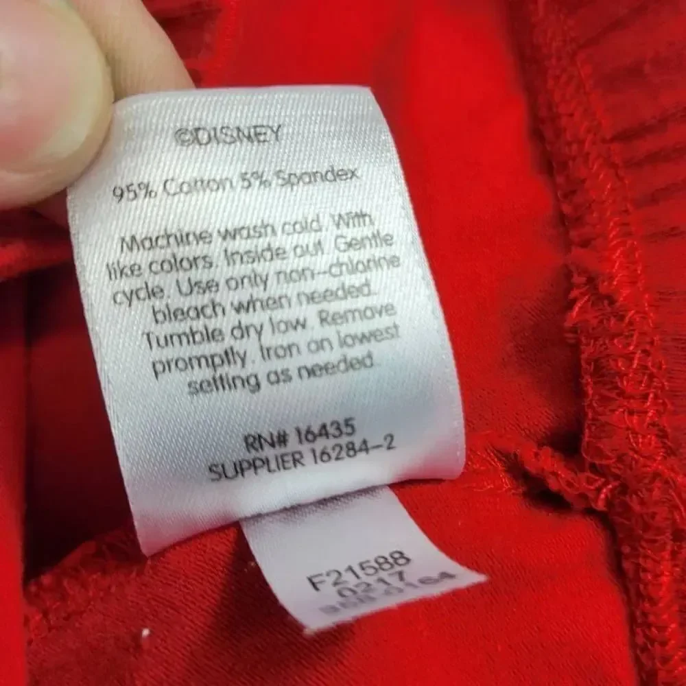 Disney red capri leggings 5T